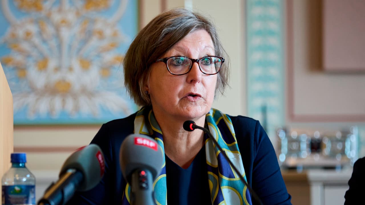 Renata Asal-Steger an der Medienkonferenz