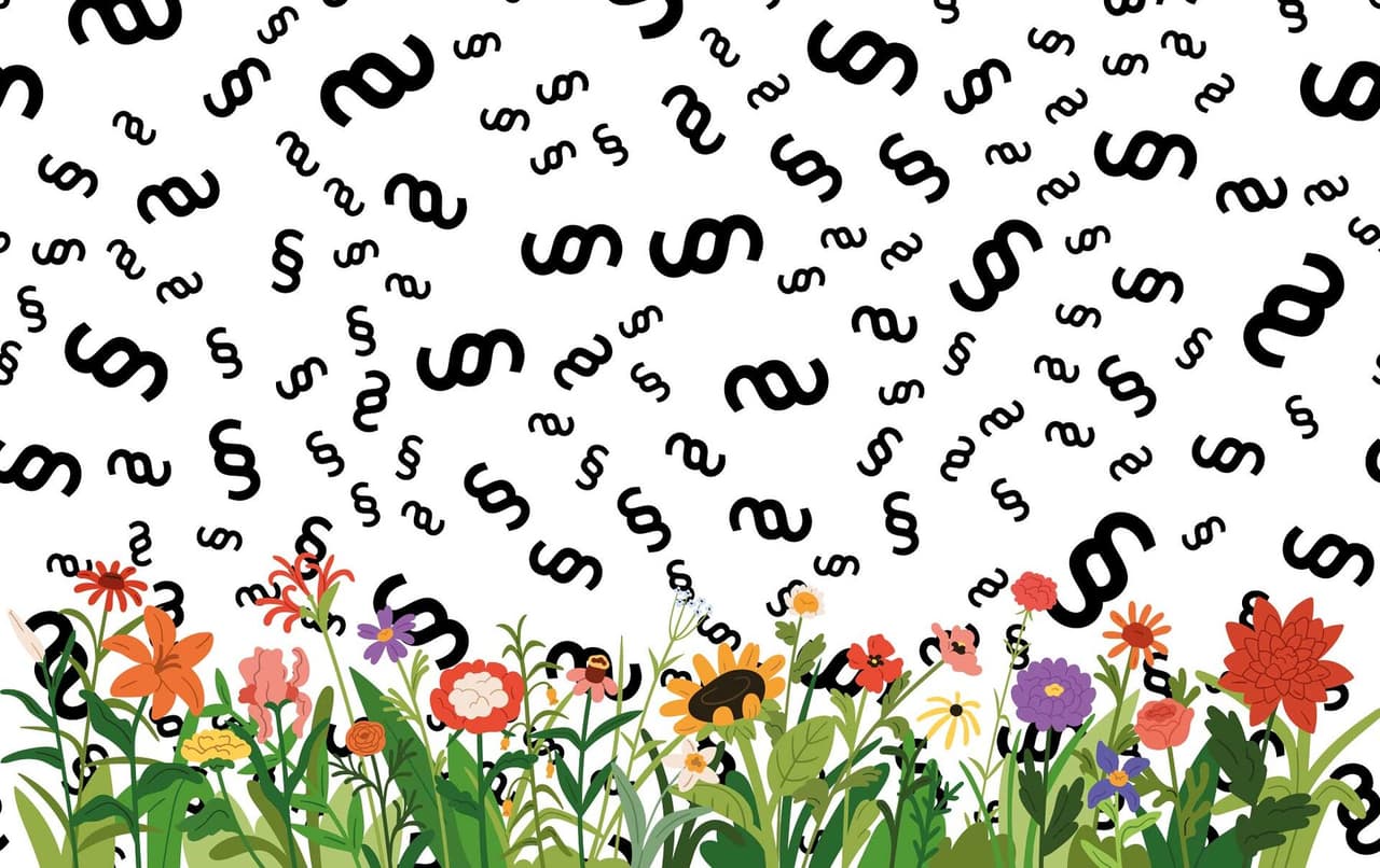 Ein Paragraphenwald voller Blumen